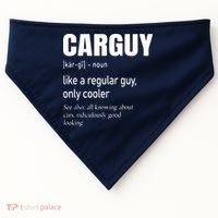 Car Guy Definition Mechanic Auto Racing Men USA-Made Doggie Bandana thumb 0