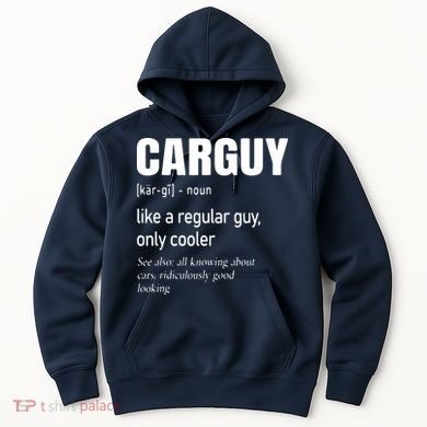 Car Guy Definition Mechanic Auto Racing Men Hoodie