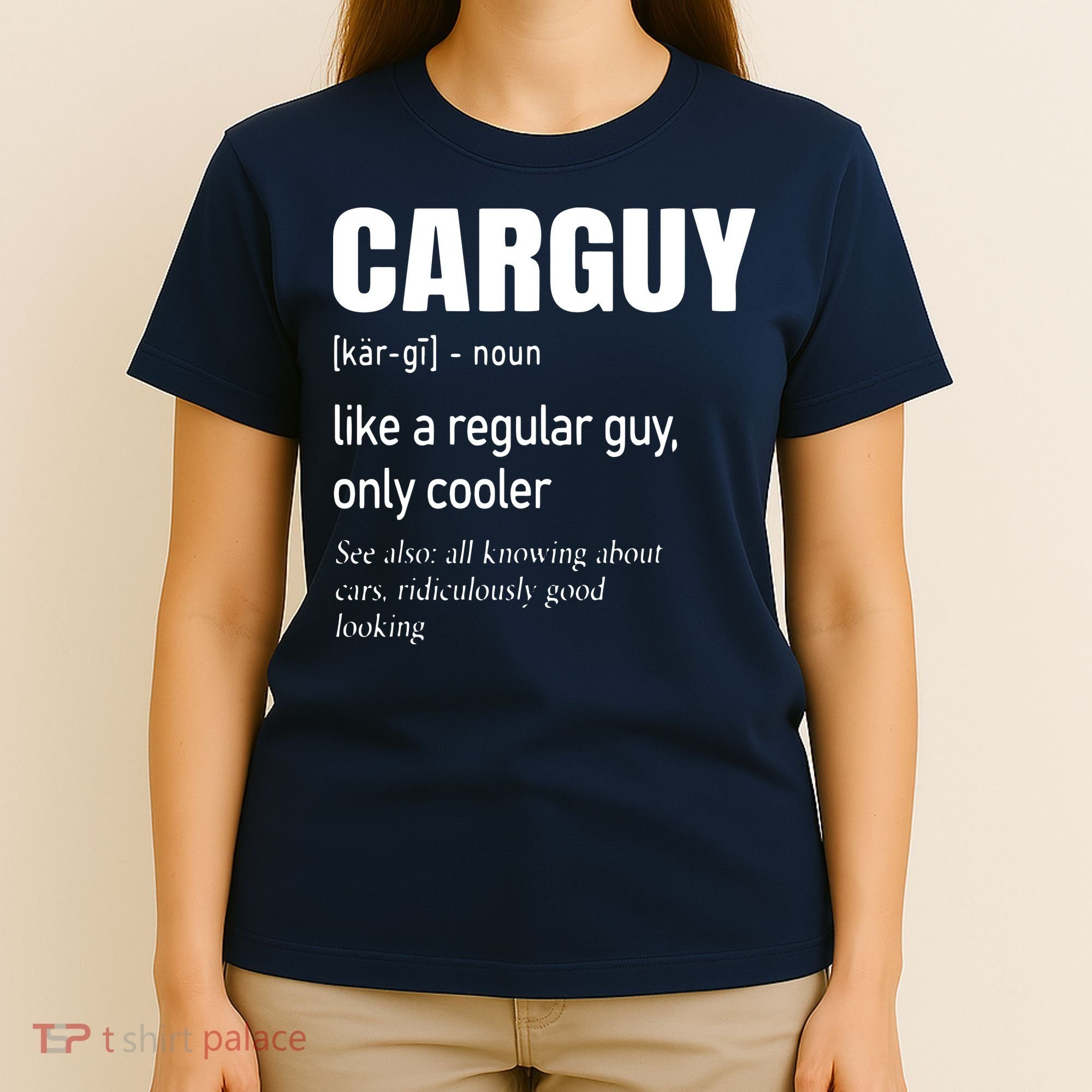 Car Guy Definition Mechanic Auto Racing Men T-Shirt