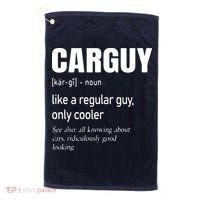 Car Guy Definition Mechanic Auto Racing Men Golf Towel thumb 0