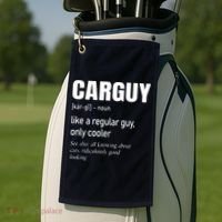 Car Guy Definition Mechanic Auto Racing Men Golf Towel thumb 2