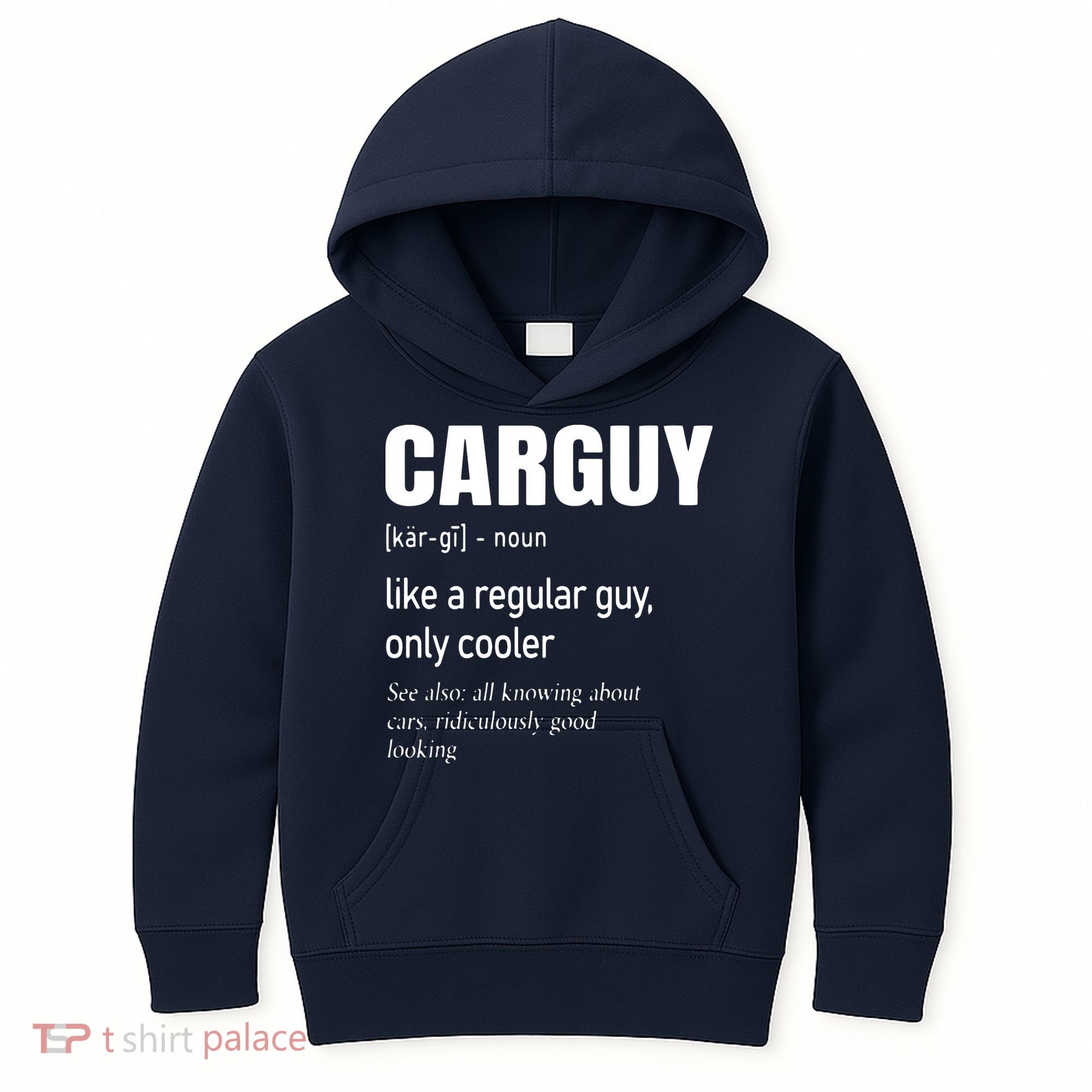 Car Guy Definition Mechanic Auto Racing Men Kids Hoodie