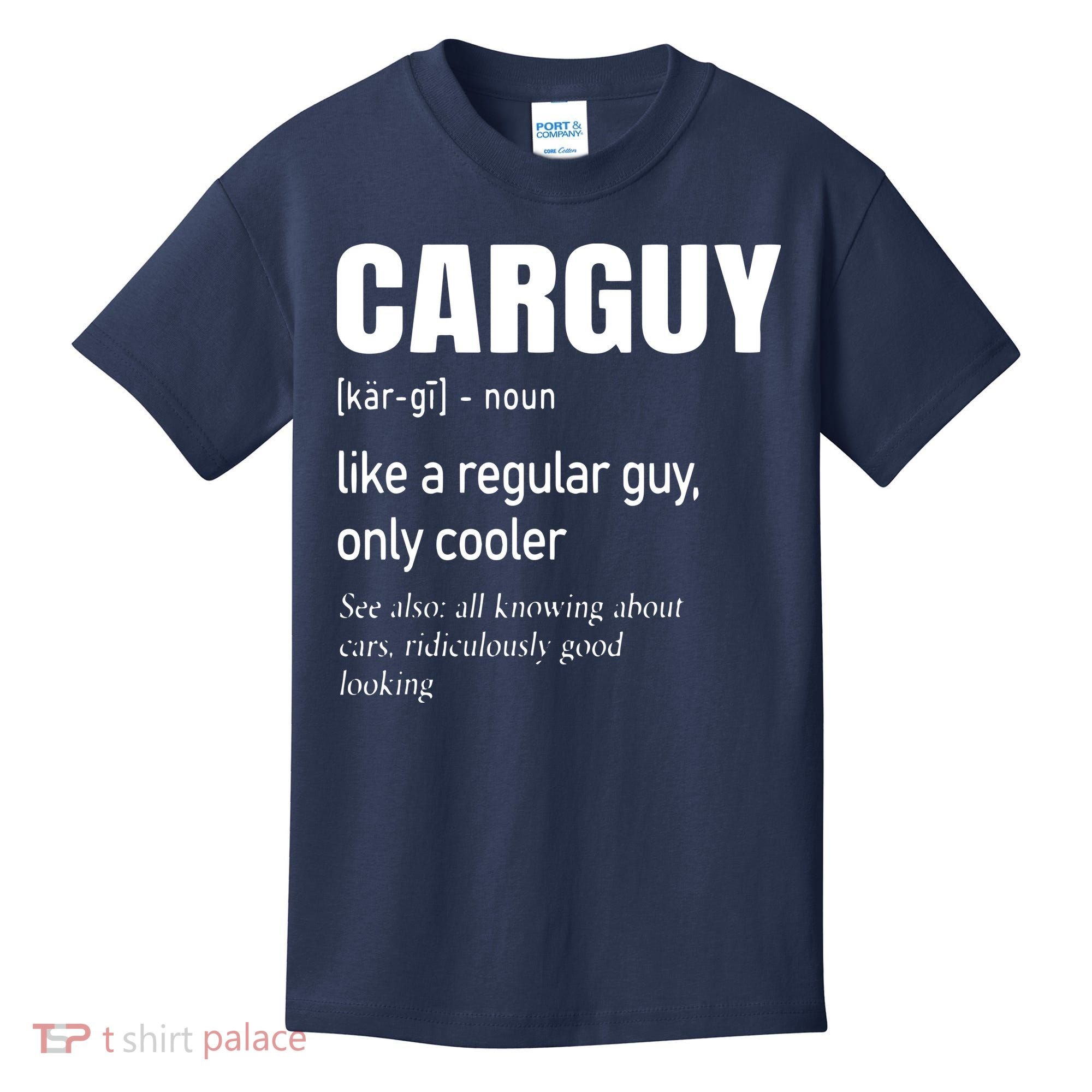 Car Guy Definition Mechanic Auto Racing Men Kids T-Shirt