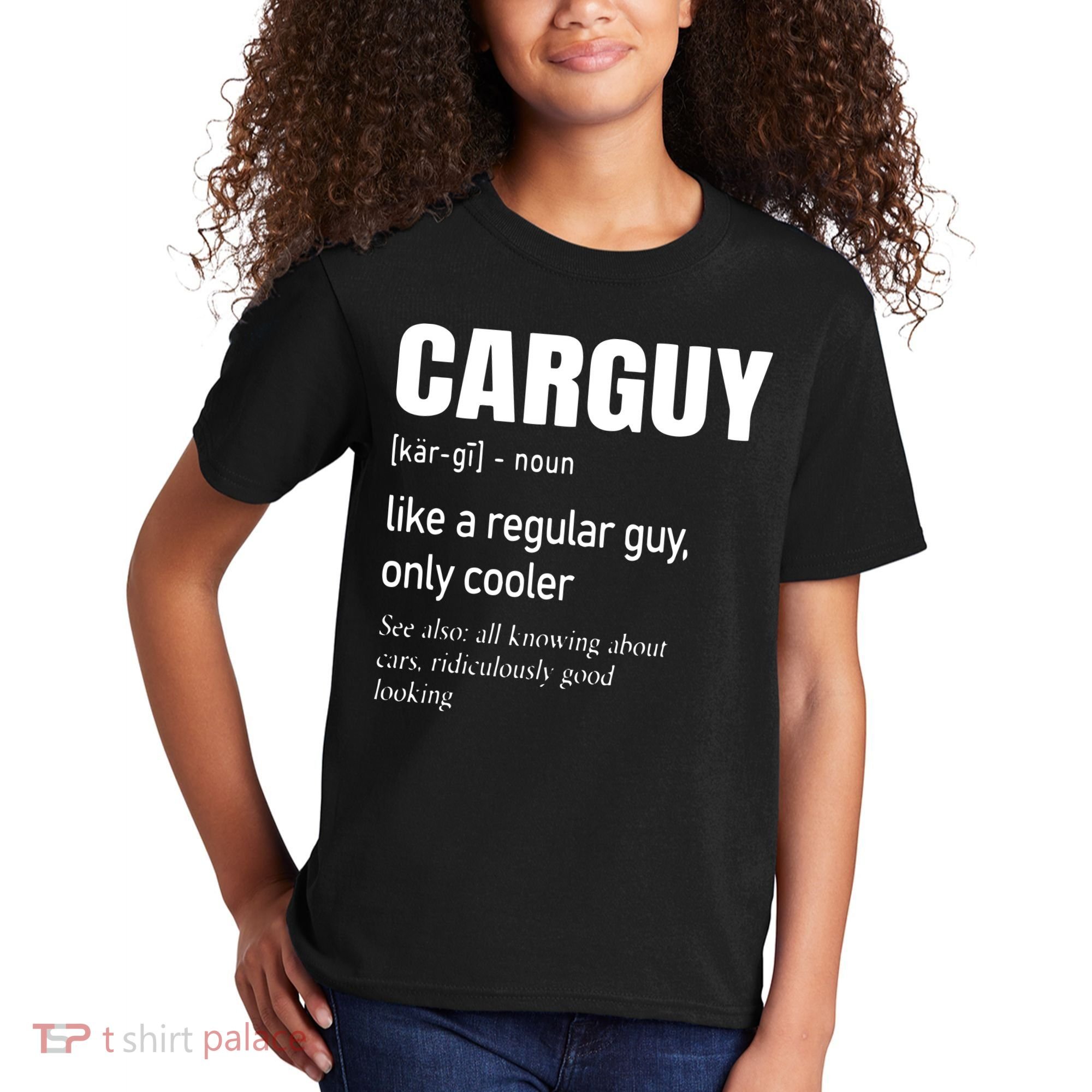 Car Guy Definition Mechanic Auto Racing Men Kids T-Shirt