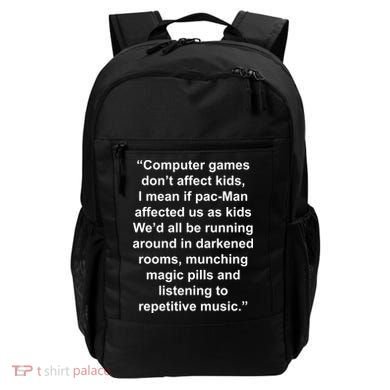 Computer Games Don't Affect Backpack