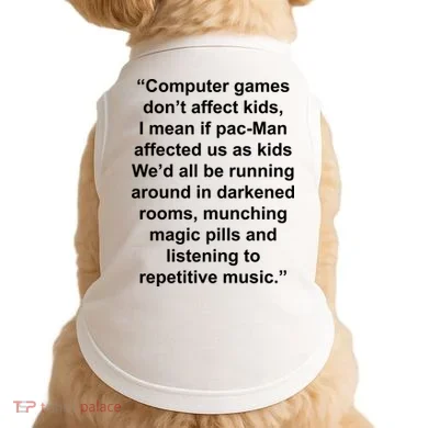 Computer Games Don't Affect Doggie Tank
