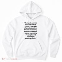 Computer Games Don't Affect Hoodie thumb 0