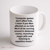 Computer Games Don't Affect Coffee Mug thumb 1