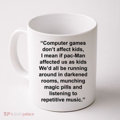 Computer Games Don't Affect Coffee Mug