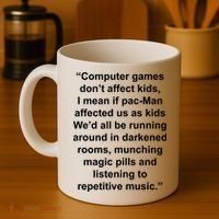 Computer Games Don't Affect Coffee Mug thumb 4