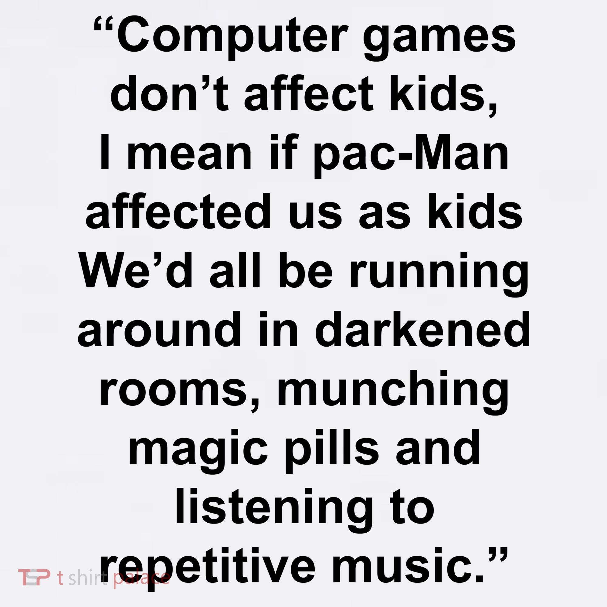 Computer Games Don't Affect Tumbler
