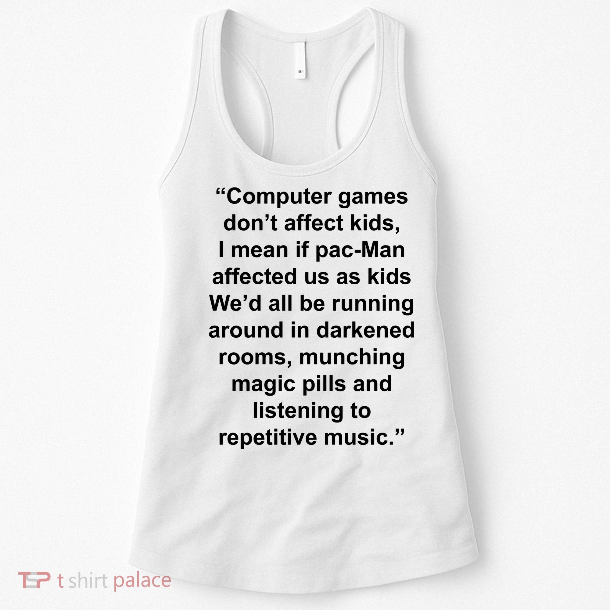 Computer Games Don't Affect Women's Tank Top