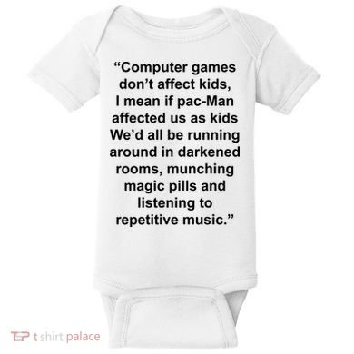 Computer Games Don't Affect Baby Bodysuit