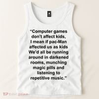 Computer Games Don't Affect Tank Top thumb 2