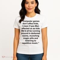 Computer Games Don't Affect Women's T-Shirt thumb 4