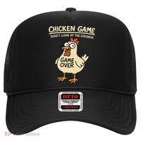 Chicken Game Dont Look At The Chicken Funny Chicken Hat thumb 0