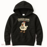 Chicken Game Dont Look At The Chicken Funny Chicken Kids Hoodie thumb 0