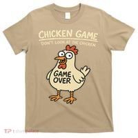 Chicken Game Dont Look At The Chicken Funny Chicken T-Shirt thumb 0