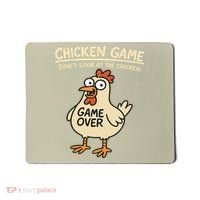 Chicken Game Dont Look At The Chicken Funny Chicken Mousepad thumb 0
