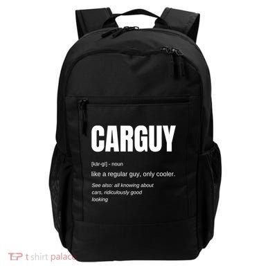 Car Guy Definition Backpack
