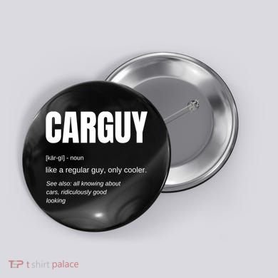 Car Guy Definition Button