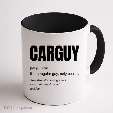 Car Guy Definition Coffee Mug back