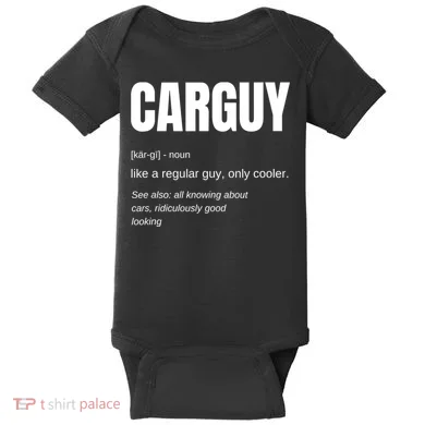 Car Guy Definition Baby Bodysuit