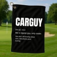 Car Guy Definition Golf Towel thumb 1