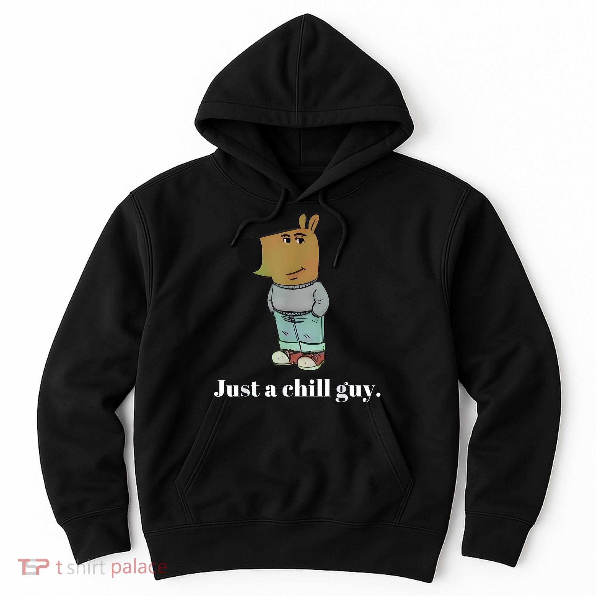 Chill Guy Dog Funny Chill Guy Meme Hoodie