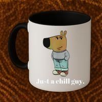 Chill Guy Dog Funny Chill Guy Meme Coffee Mug thumb 2