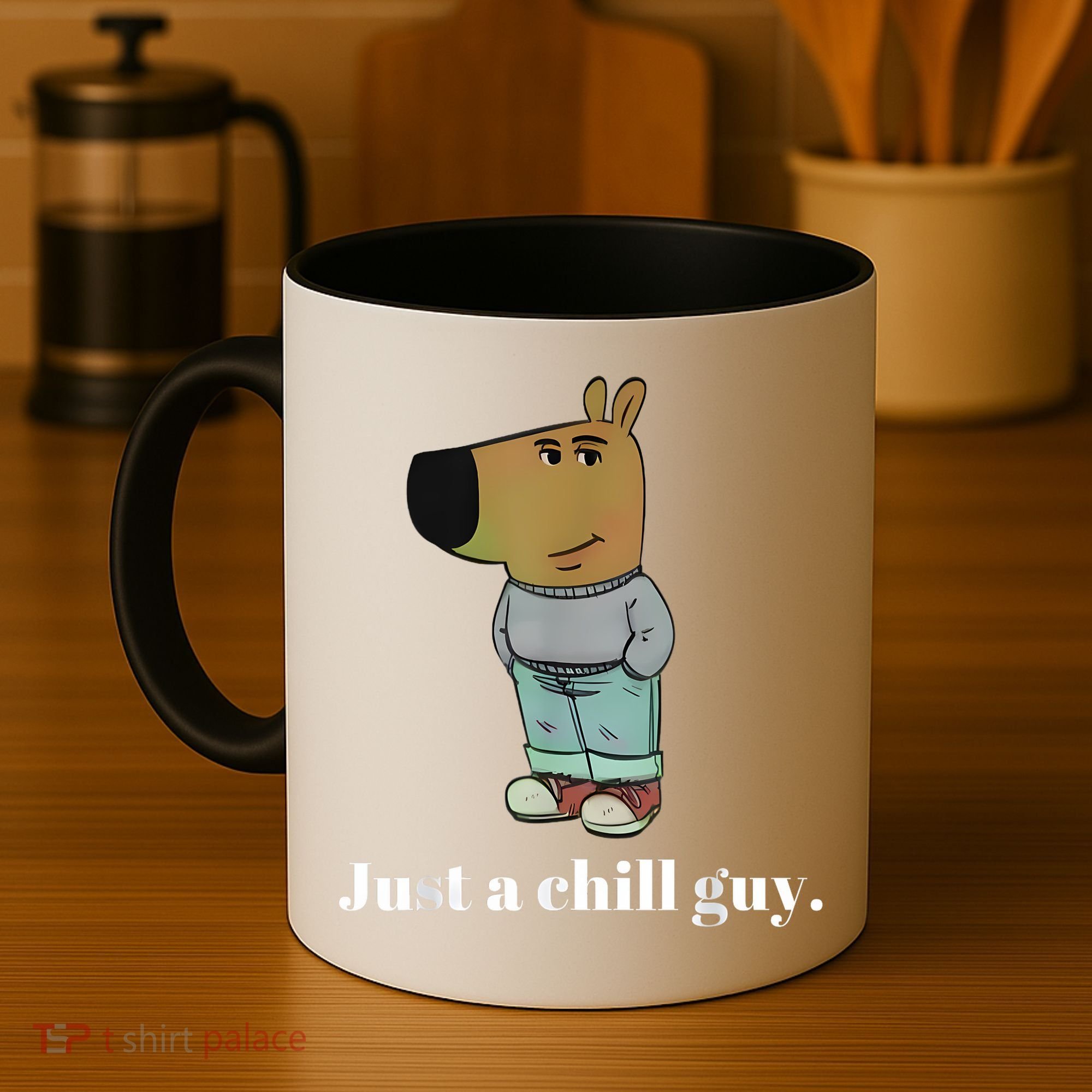 Chill Guy Dog Funny Chill Guy Meme Coffee Mug