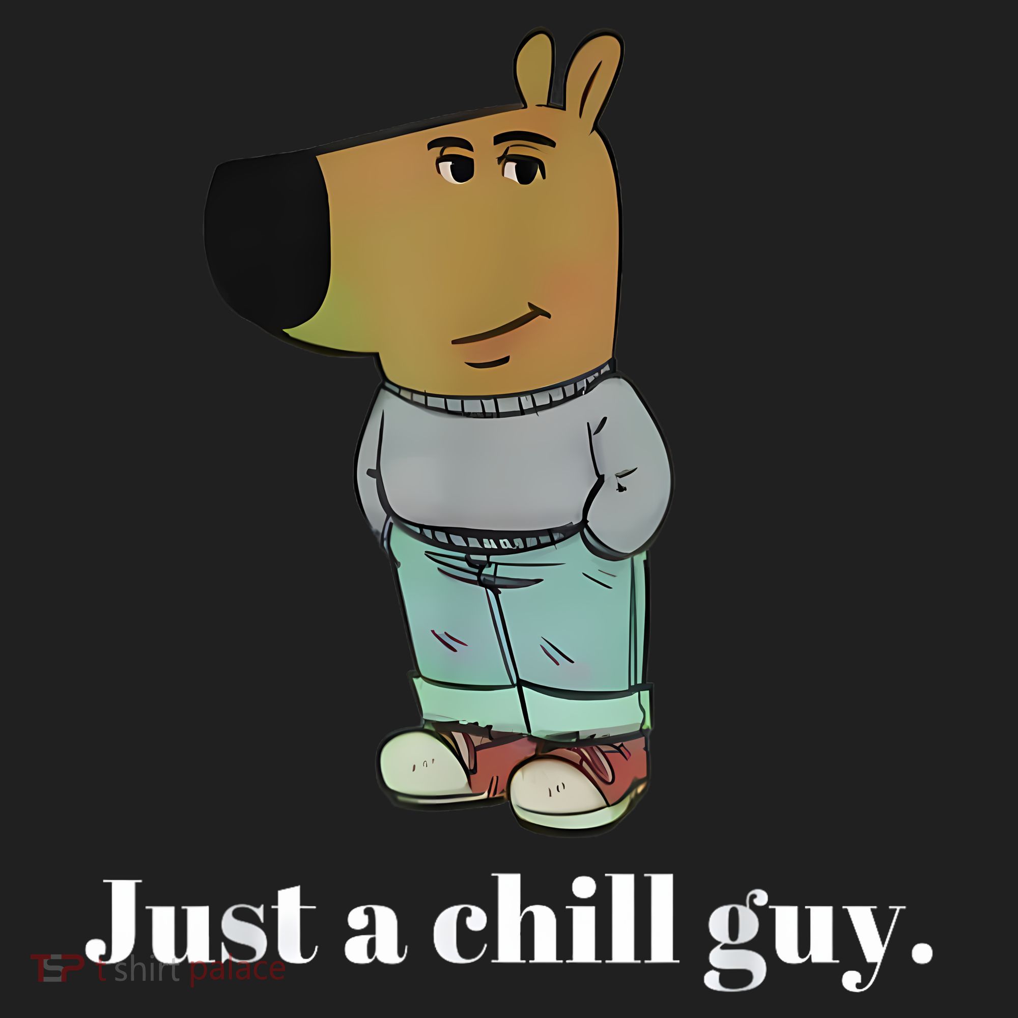Chill Guy Dog Funny Chill Guy Meme Beanie