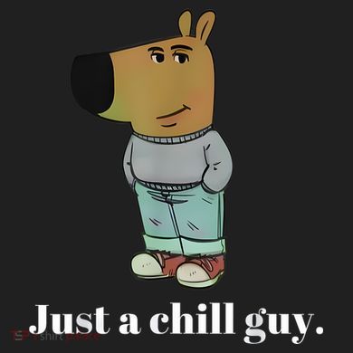 Chill Guy Dog Funny Chill Guy Meme Tumbler