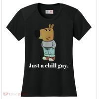 Chill Guy Dog Funny Chill Guy Meme Women's Cooling Performance Crew T-Shirt thumb 0