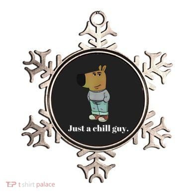 Chill Guy Dog Funny Chill Guy Meme Ornament