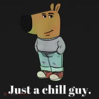 Chill Guy Dog Funny Chill Guy Meme Kids Hoodie thumb 5