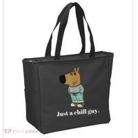 Chill Guy Dog Funny Chill Guy Meme Tote Bag thumb 2