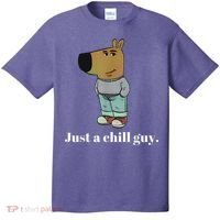 Chill Guy Dog Funny Chill Guy Meme T-Shirt thumb 0