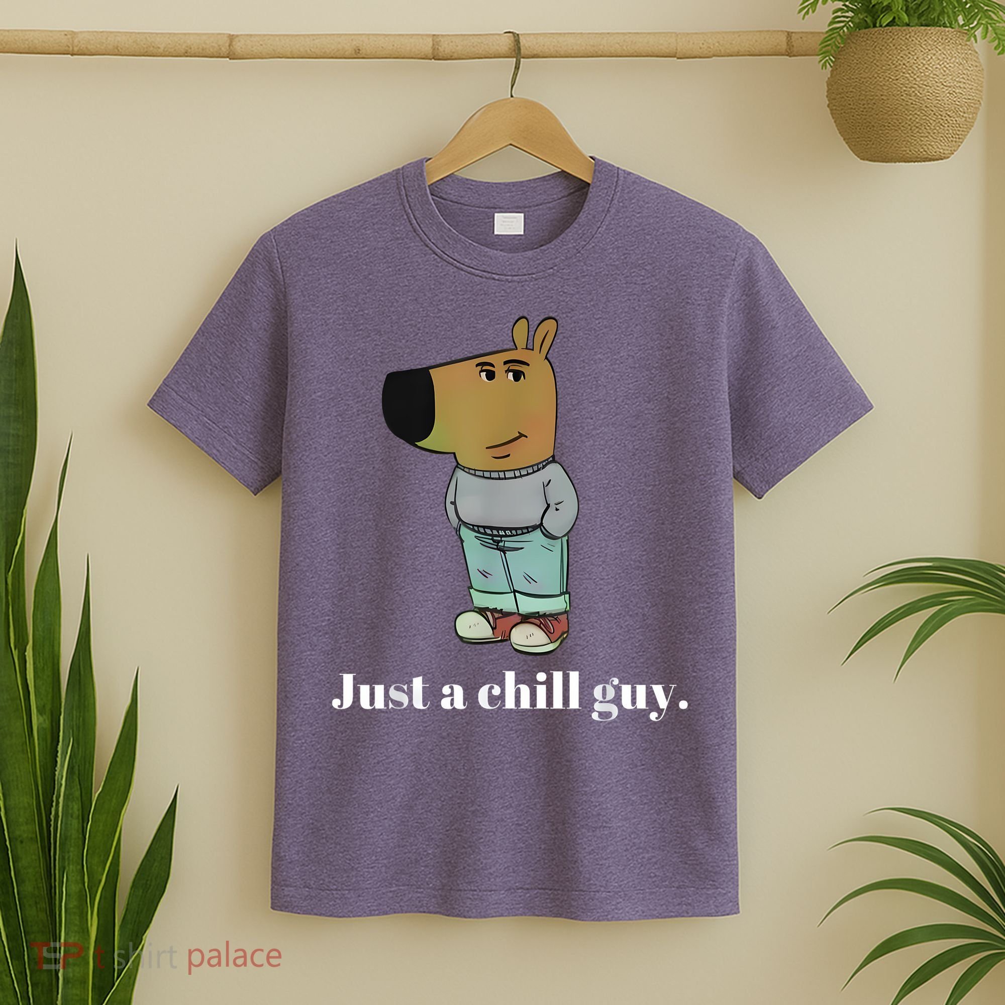 Chill Guy Dog Funny Chill Guy Meme T-Shirt