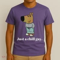 Chill Guy Dog Funny Chill Guy Meme T-Shirt thumb 3