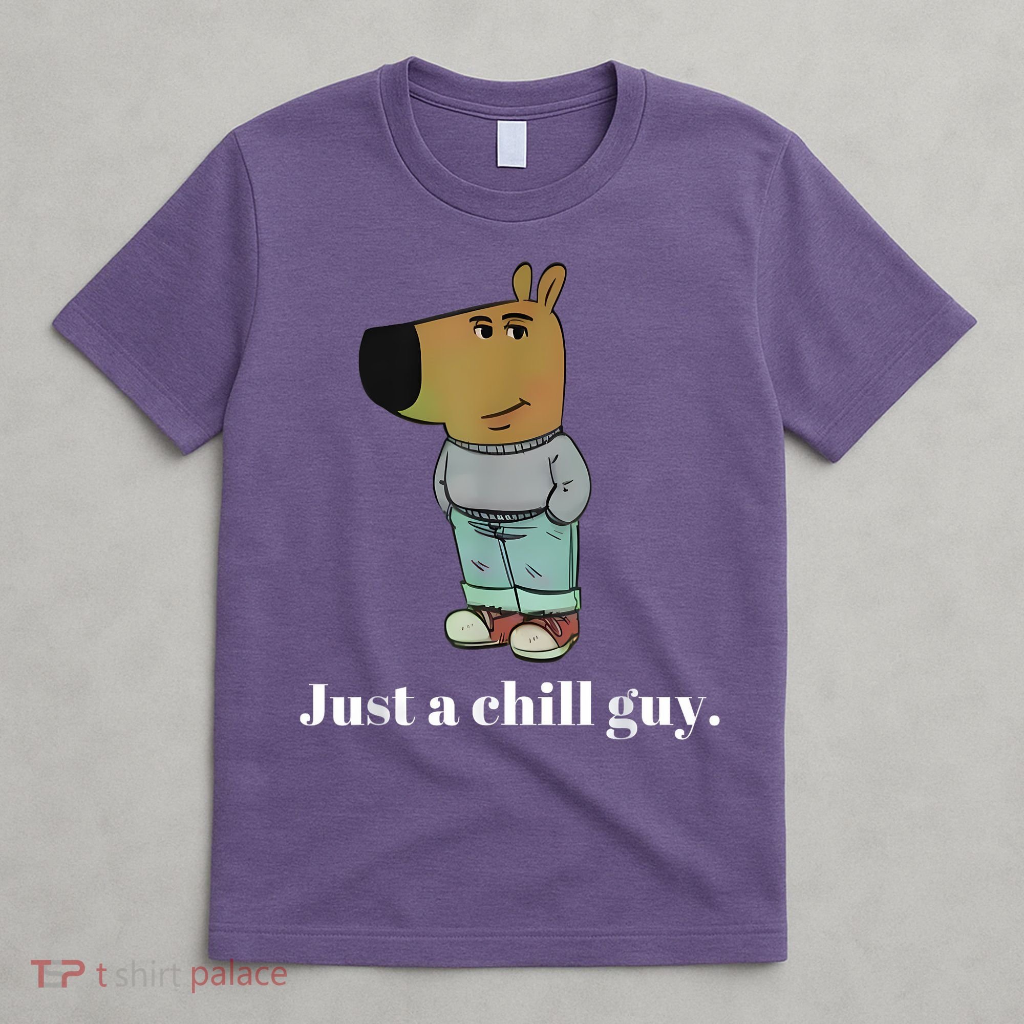 Chill Guy Dog Funny Chill Guy Meme T-Shirt