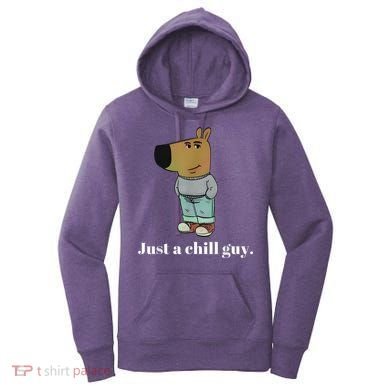 Chill Guy Dog Funny Chill Guy Meme Women's Hoodie