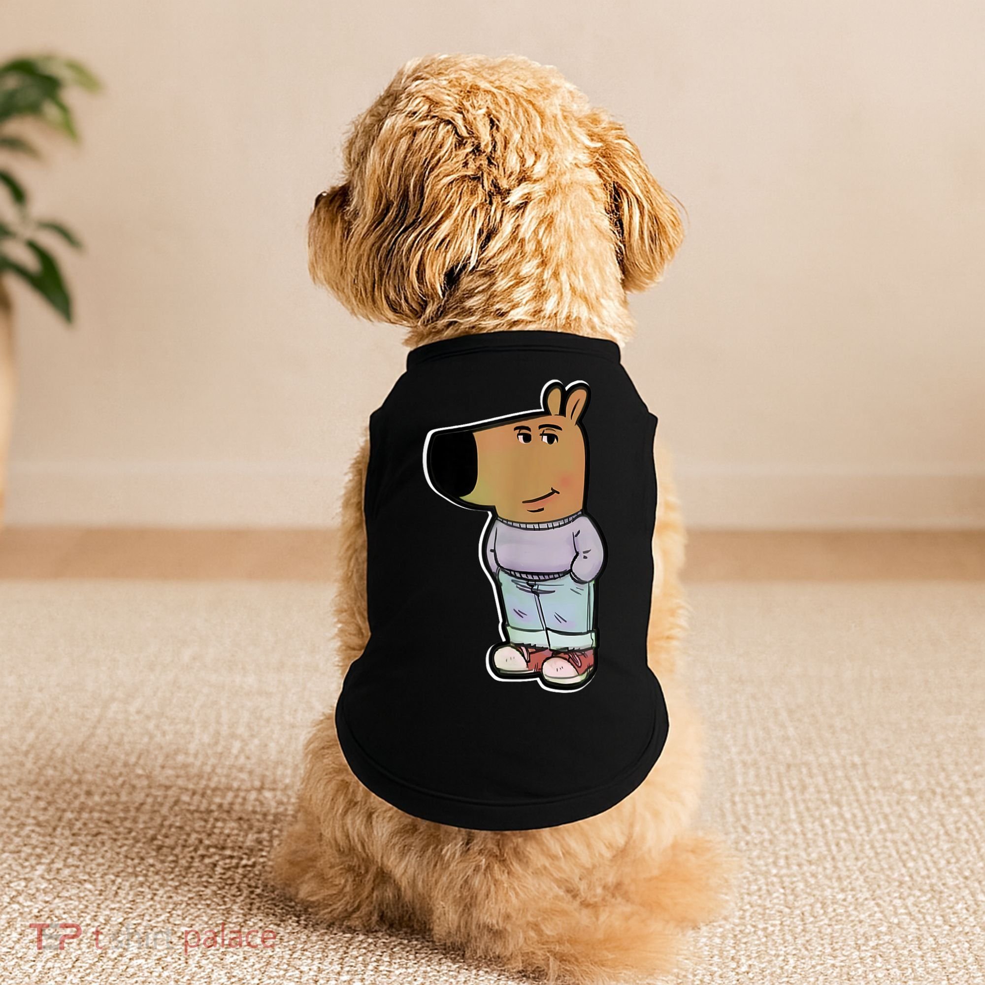 Chill Guy Dog Funny Chill Guy Meme Doggie Tank
