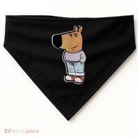 Chill Guy Dog Funny Chill Guy Meme USA-Made Doggie Bandana thumb 0