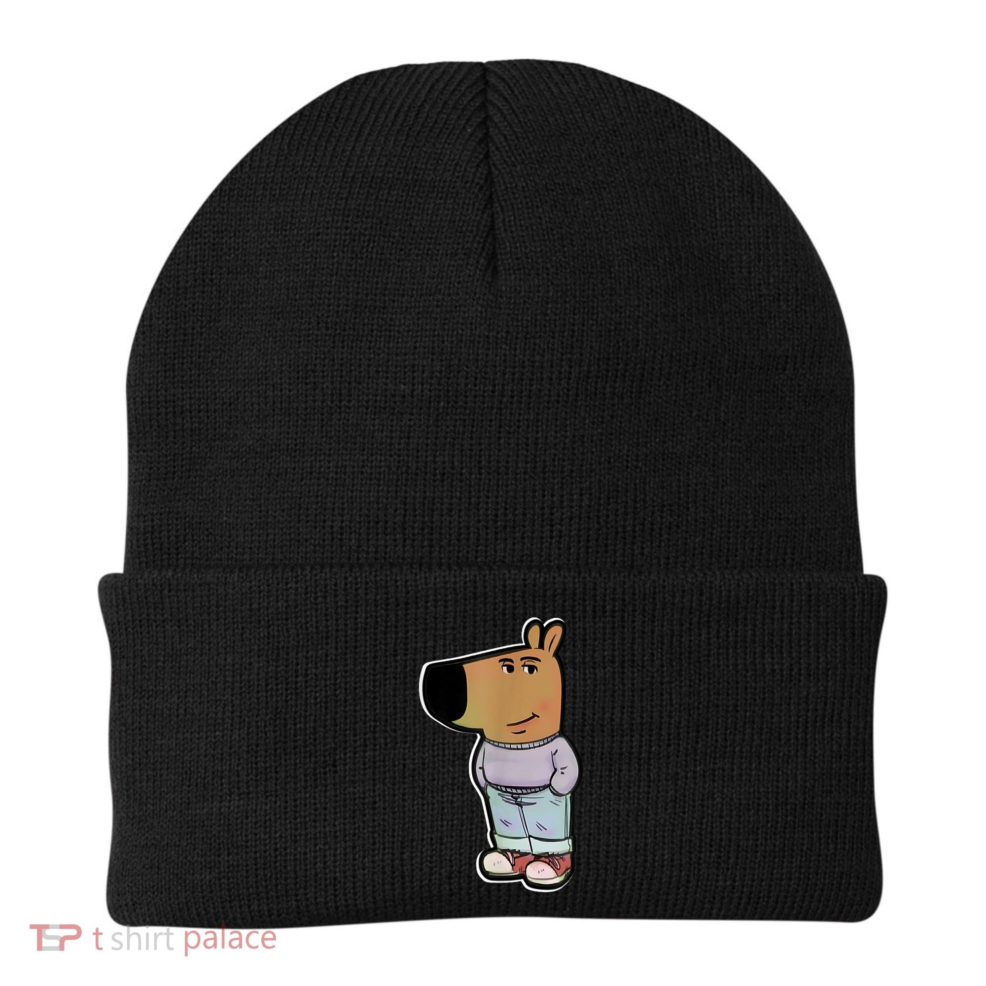 Chill Guy Dog Funny Chill Guy Meme Beanie