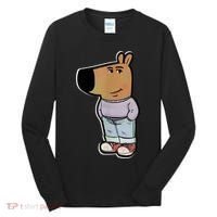 Chill Guy Dog Funny Chill Guy Meme Tall Long Sleeve Shirt thumb 0