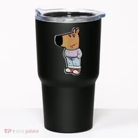 Chill Guy Dog Funny Chill Guy Meme Tumbler thumb 0