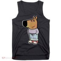 Chill Guy Dog Funny Chill Guy Meme Tank Top thumb 0
