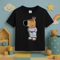 Chill Guy Dog Funny Chill Guy Meme Toddler T-Shirt thumb 3