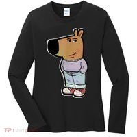 Chill Guy Dog Funny Chill Guy Meme Women's Long Sleeve Shirt thumb 0